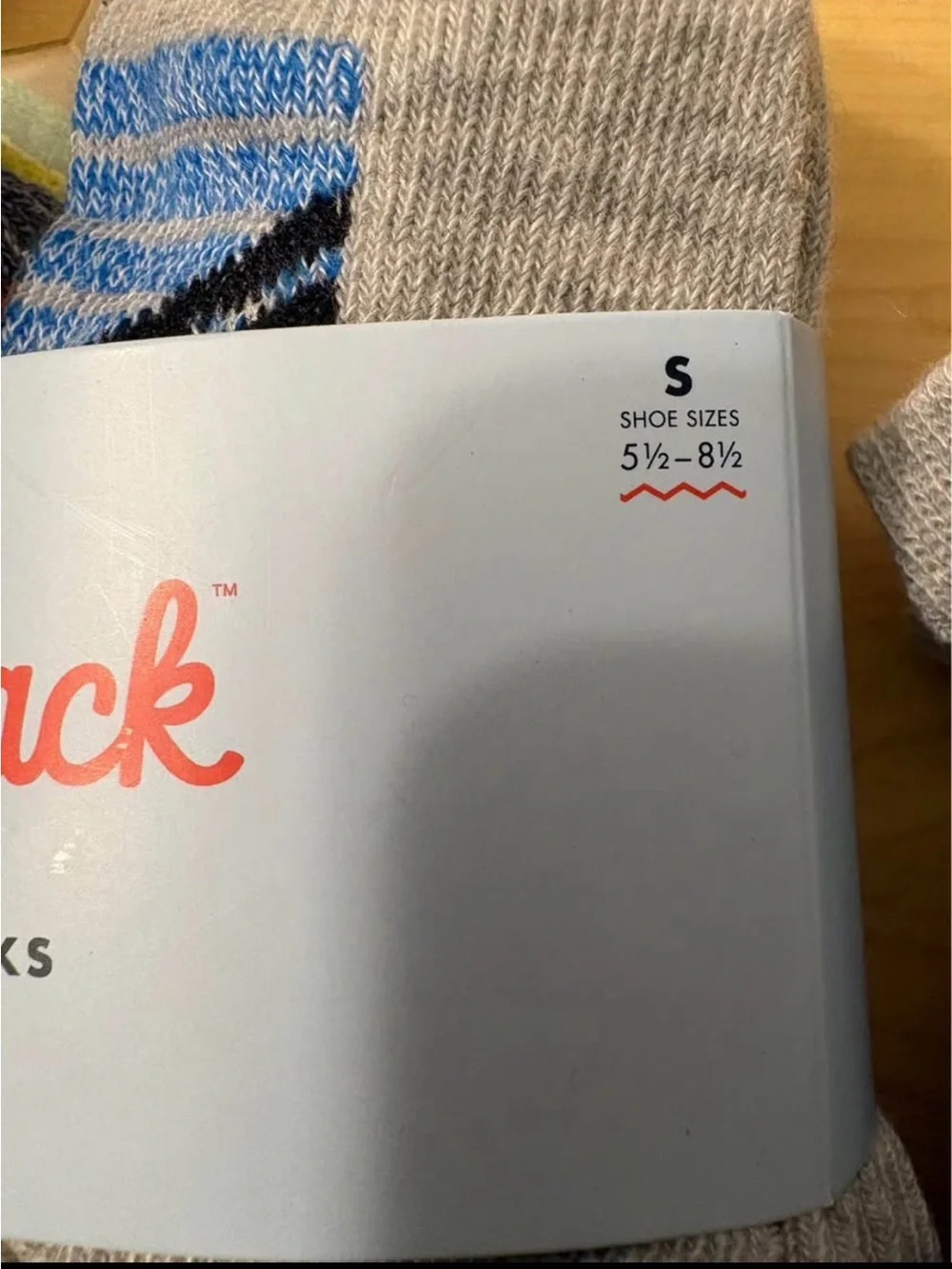 Cat & Jack kid’s Low-Cut Socks - Red, Gray & Blue Accents (10 Pack X 2)